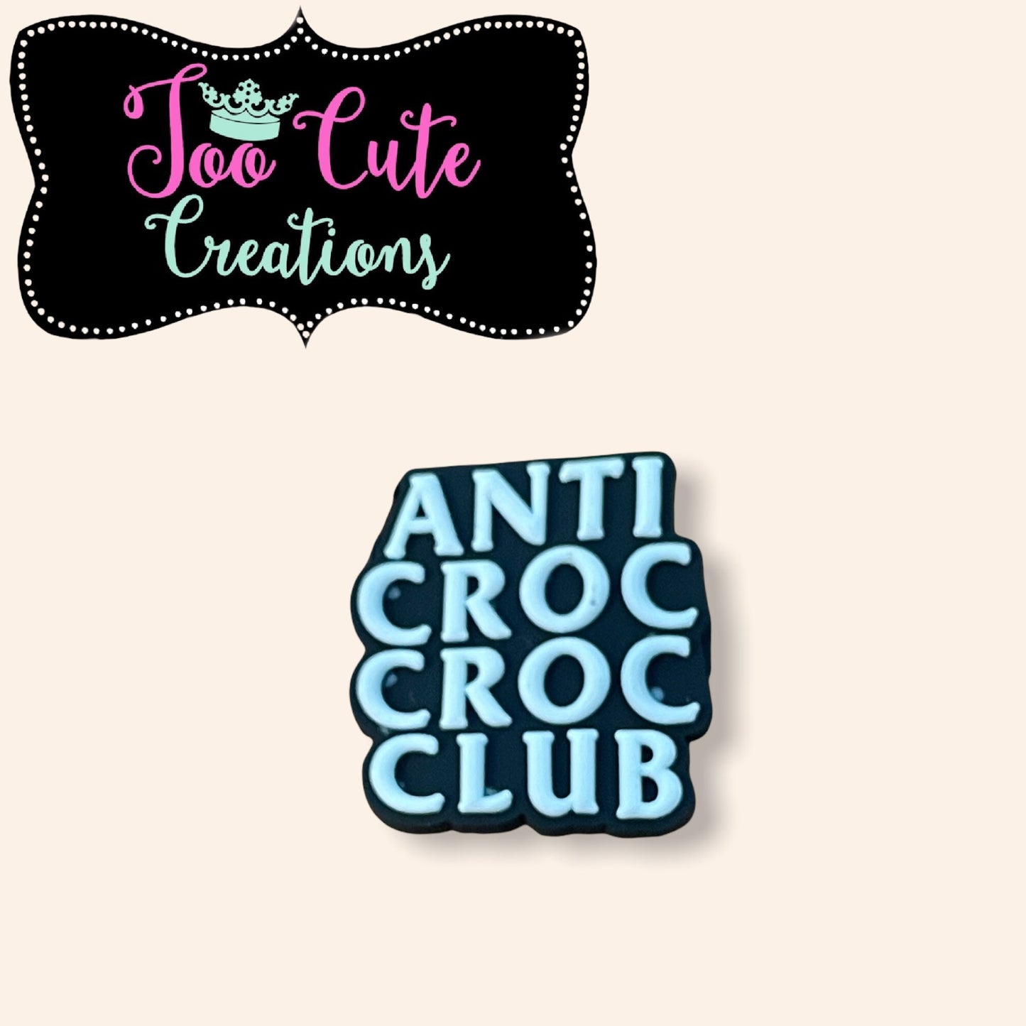 Anti Croc Croc Club, 1 Piece Shoe Charm