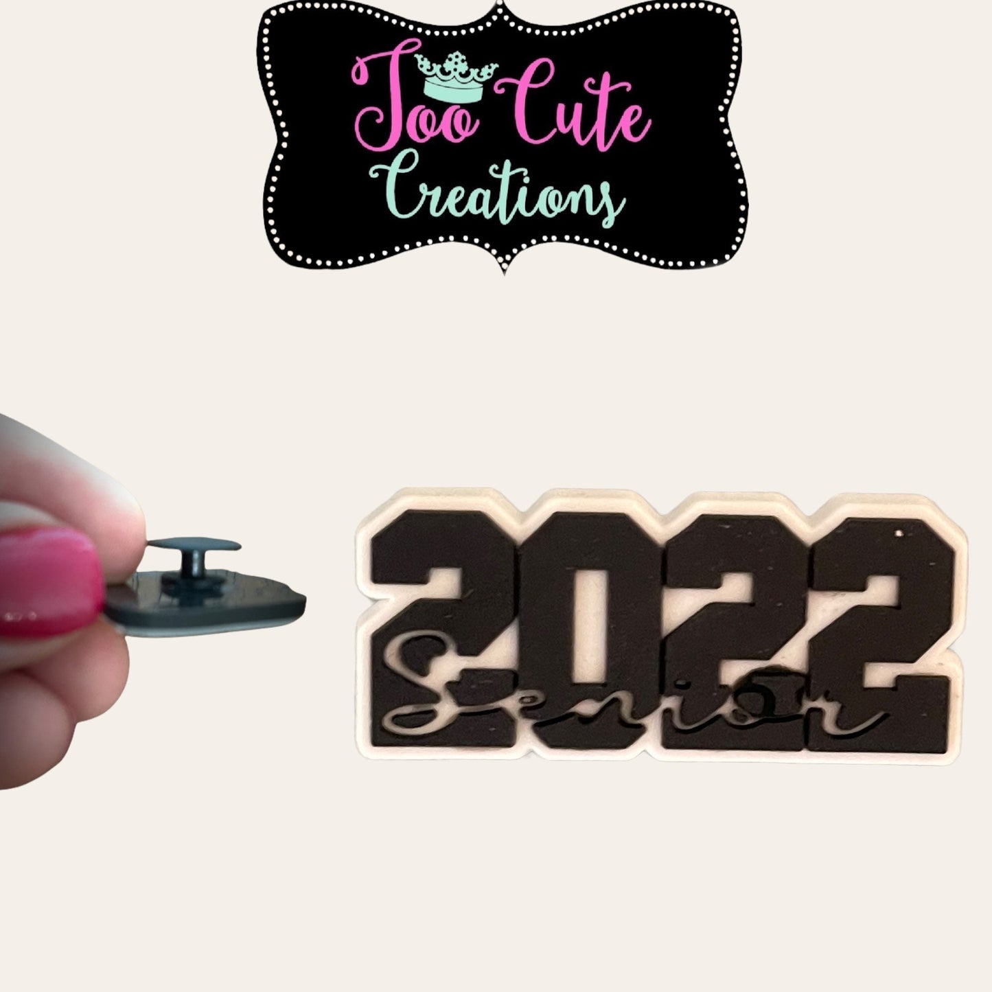 Senior Class 2022 Shoe Charm, College Graduate Croc Charm/ High school Senior, graduate