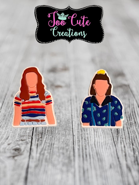 2 pc BFF’s El and Max Croc Charms | Lit Croc Charms| Bracelet Charms Accessories