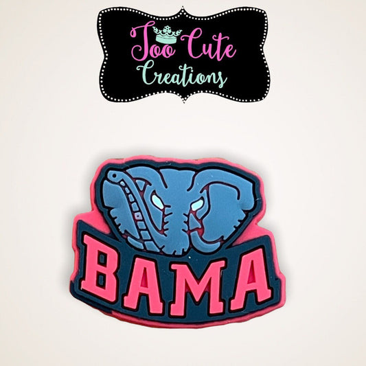 Alabama Crimson Tide Shoe Charm, Bama Football, Nick Saban, BAMA Football, Roll Tide, 1 Piece Shoe Charm