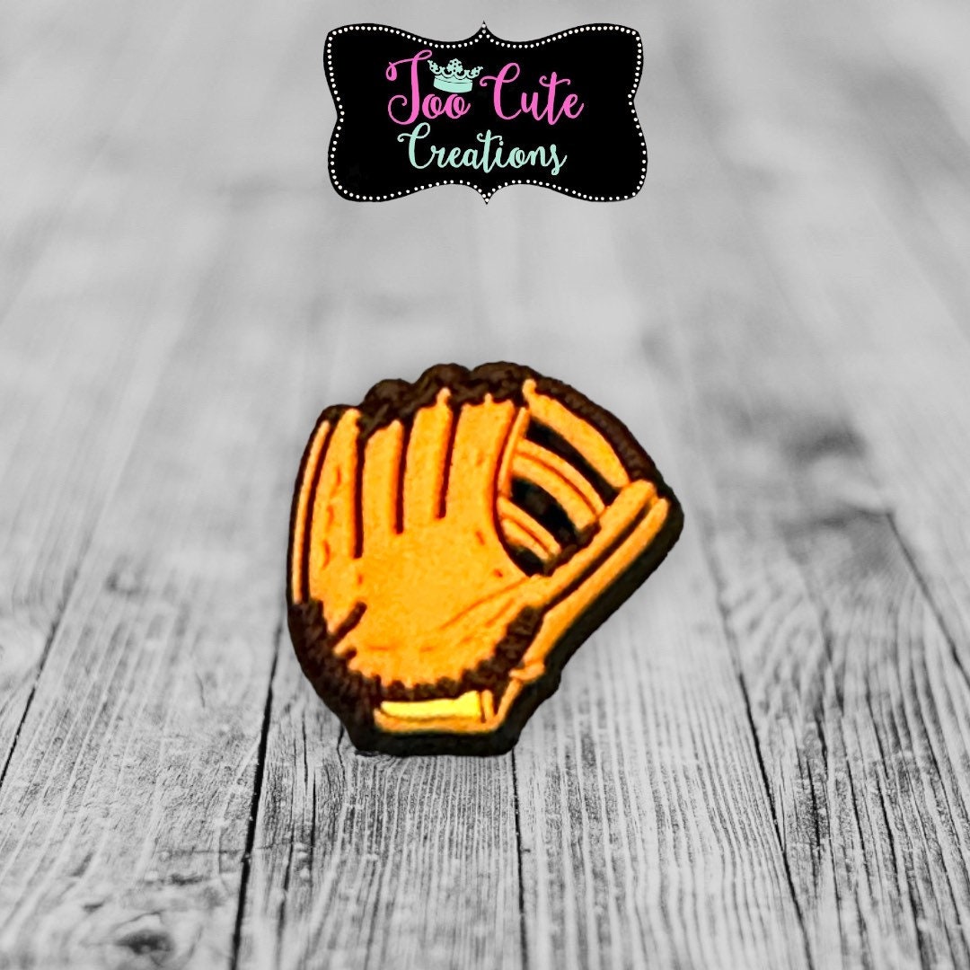 Baseball Glove Shoe Charm Set, Shoe Charm, Croc Charm, Shoe Accessory
