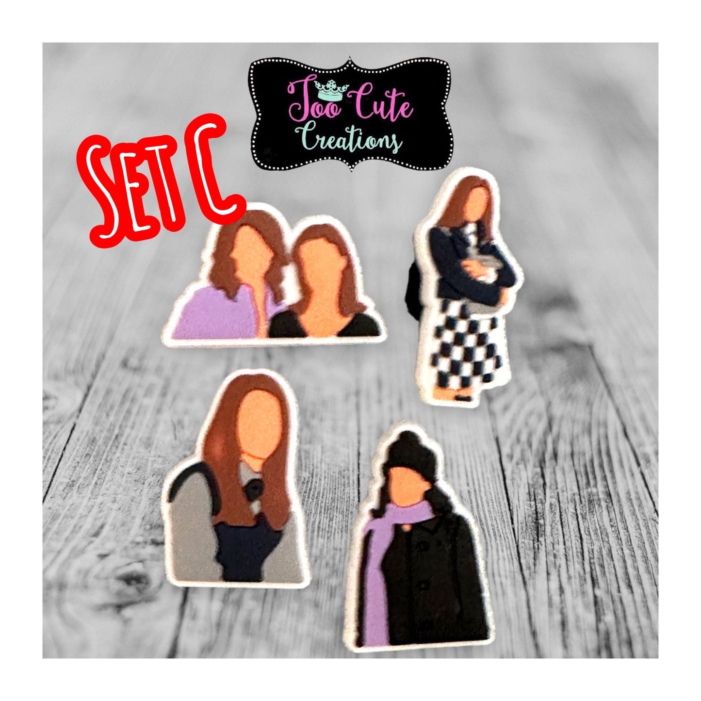 Gilmore Girls Shoe Charms, TV Series, Luke’s/a film by Kirk