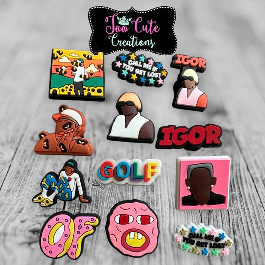 Tyler Rapper Croc Charm | Igor Croc Charm | Music Charms | Lit Charms