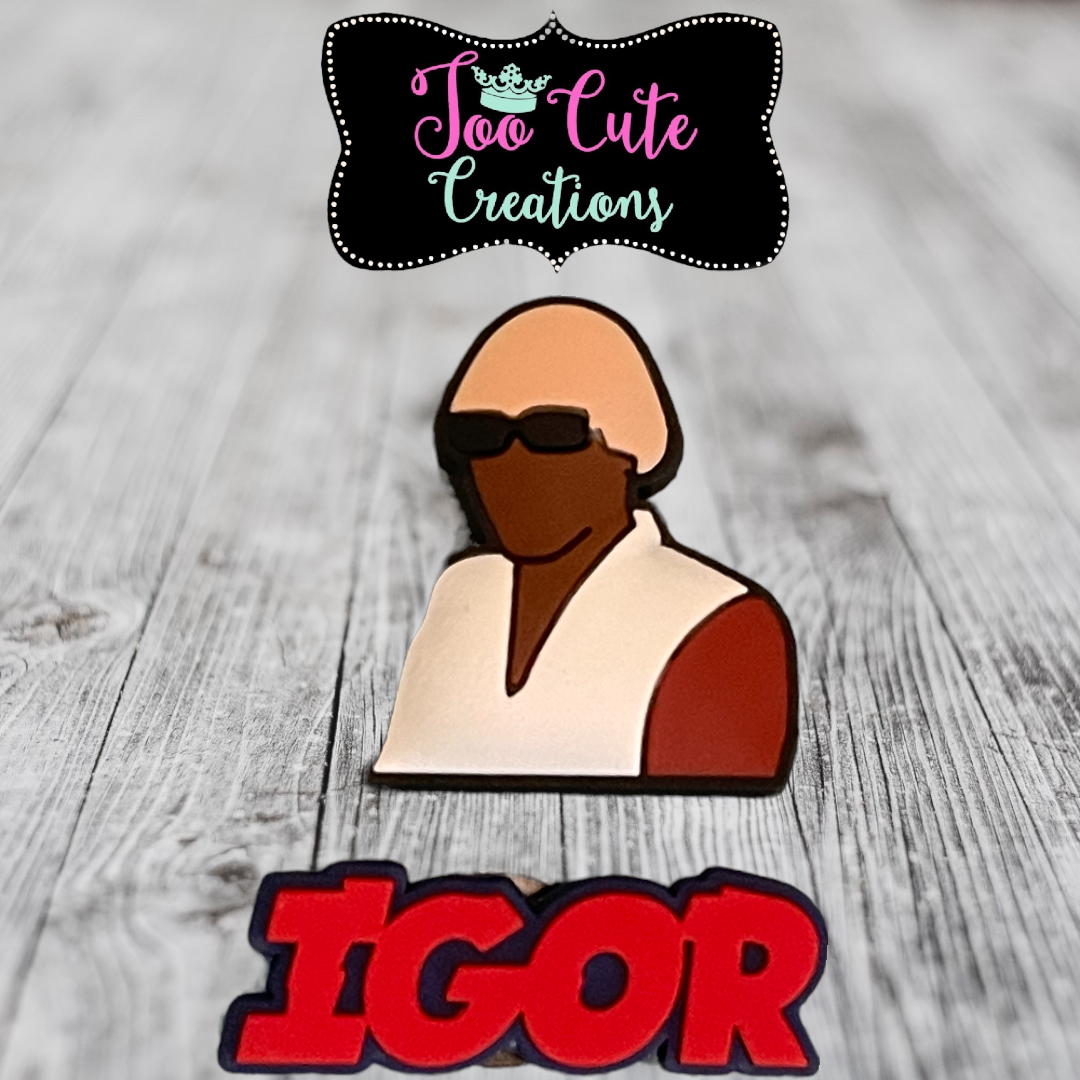 Tyler the Creator Croc Charm, 2 pc. Set, Igor Croc Charm | Music Croc Charms | Fashion Charms | Croc Accessories | Bracelet Charms | Lit Charms