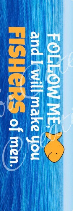 Fishers of Men, Goldfish Bag Topper, Matthew 4:19