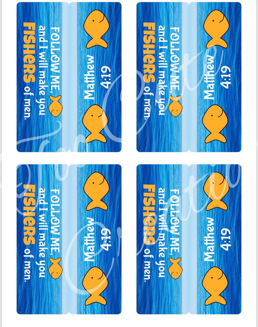 Fishers of Men, Goldfish Bag Topper, Matthew 4:19