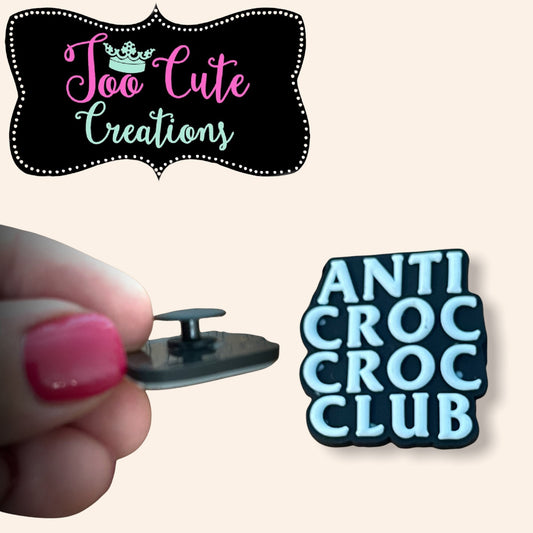 Anti Croc Croc Club, 1 Piece Shoe Charm