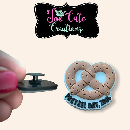 The Office Shoe Charm , pretzel day Shoe Charm, TV Series Charms