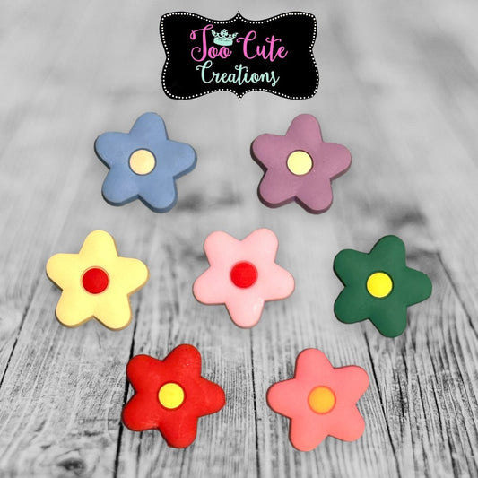 7 Pc Bright Flower Set, Chic Croc Charm Set