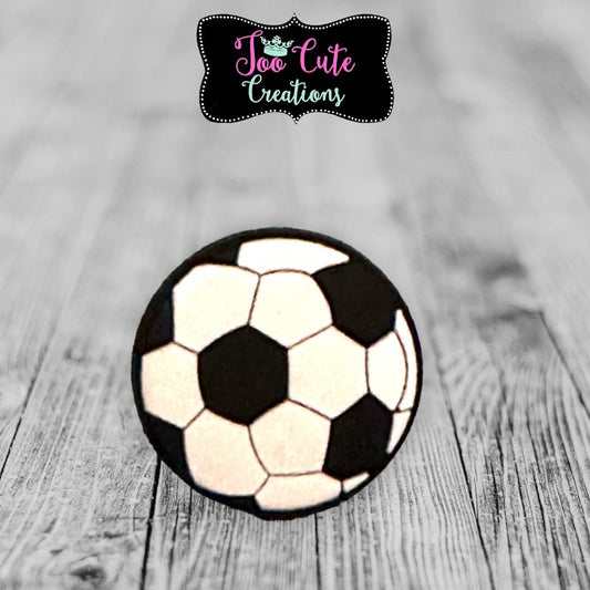 Soccer Ball Shoe Charm Set, Shoe Charm, Croc Charm, Shoe Accessory