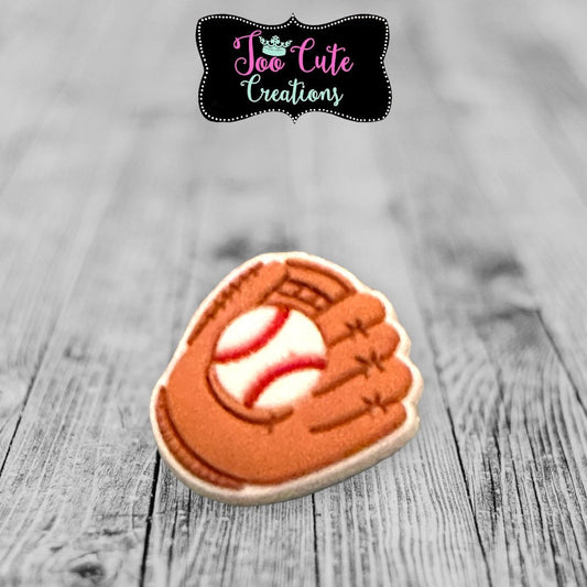 Baseball Glove & Ball Shoe Charm Set, Shoe Charm, Croc Charm, Shoe Accessory