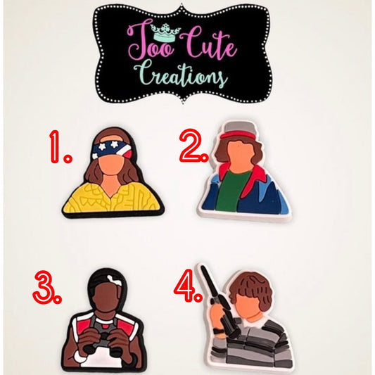 Stranger Thing inspired Shoe Charm ,1 Piece Shoe Charm, TV Series Charms